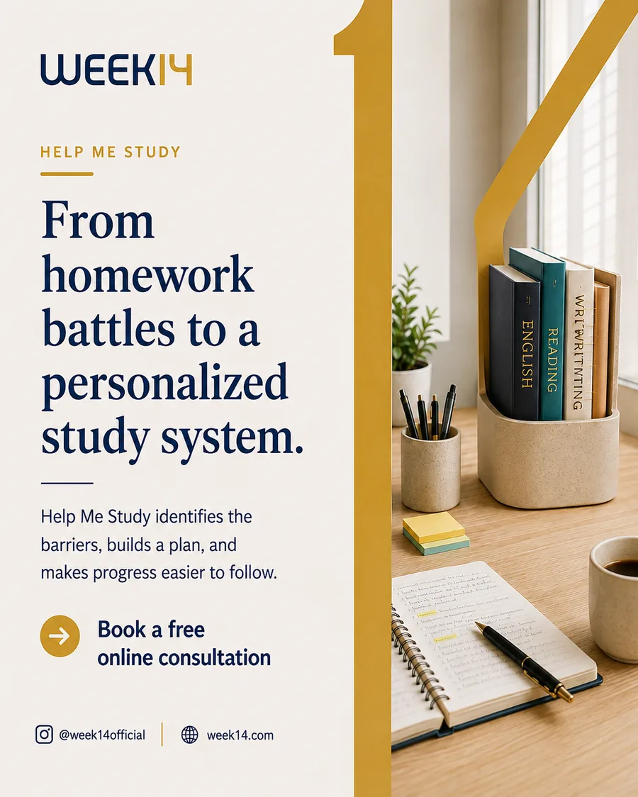 Week14 study-support communication produced through the Operations Studio